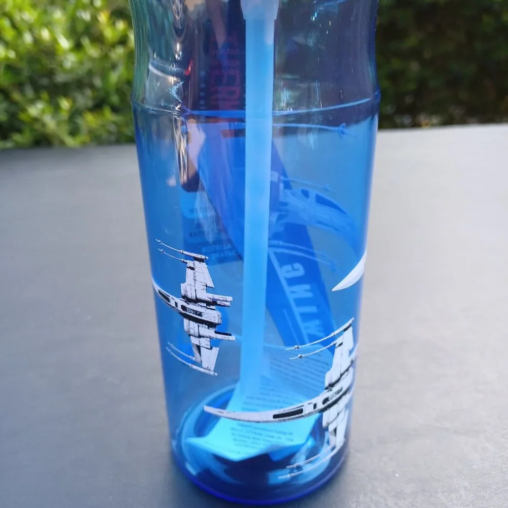 NEW Star Wars “X-Wing The Resistance” Thermos Water Bottle (Botella de Agua) - Picture 7 of 8